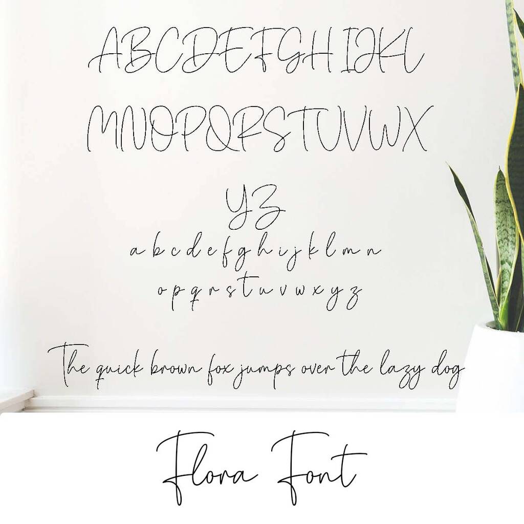 Framed Family Name