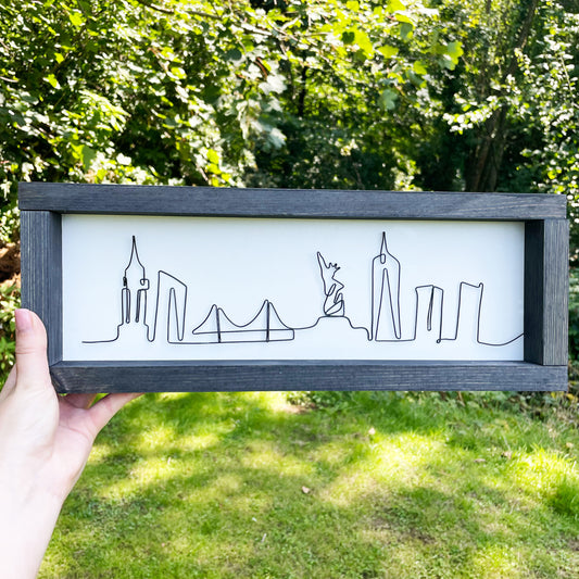 Framed City Skyline