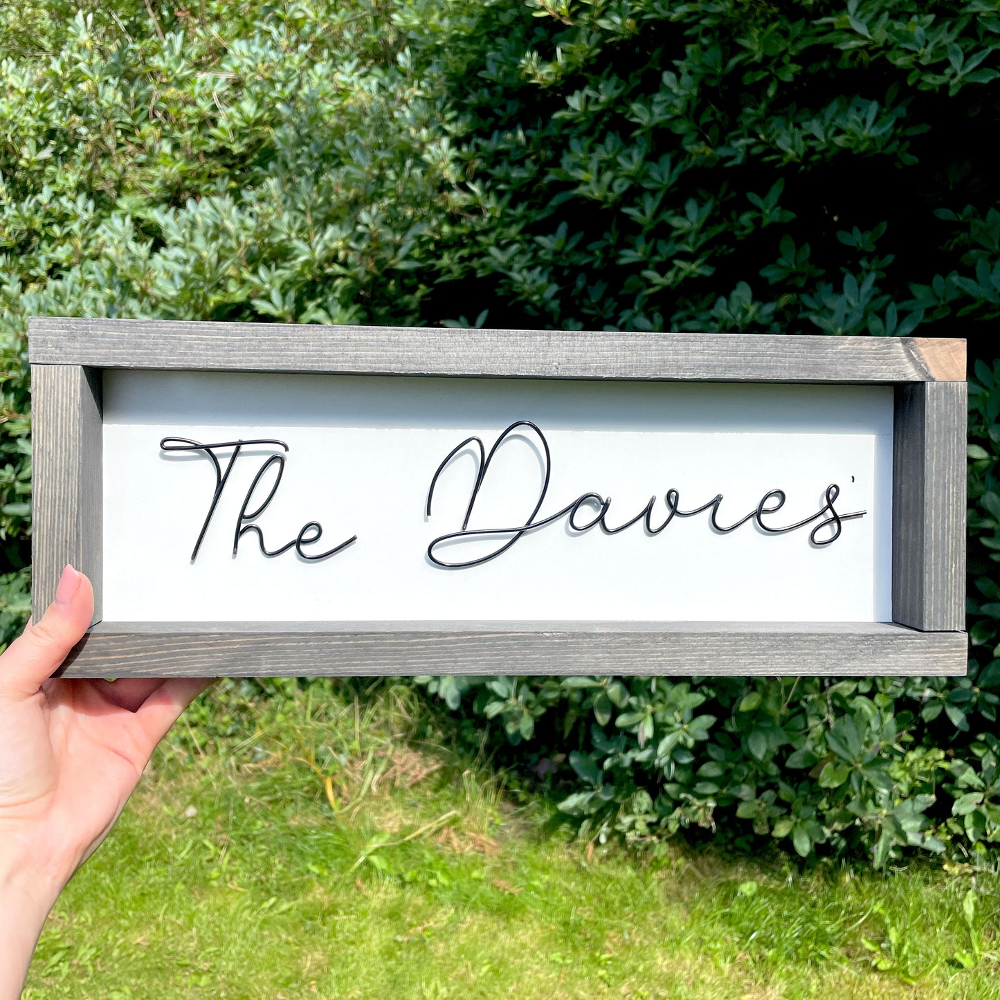 Framed Family Name