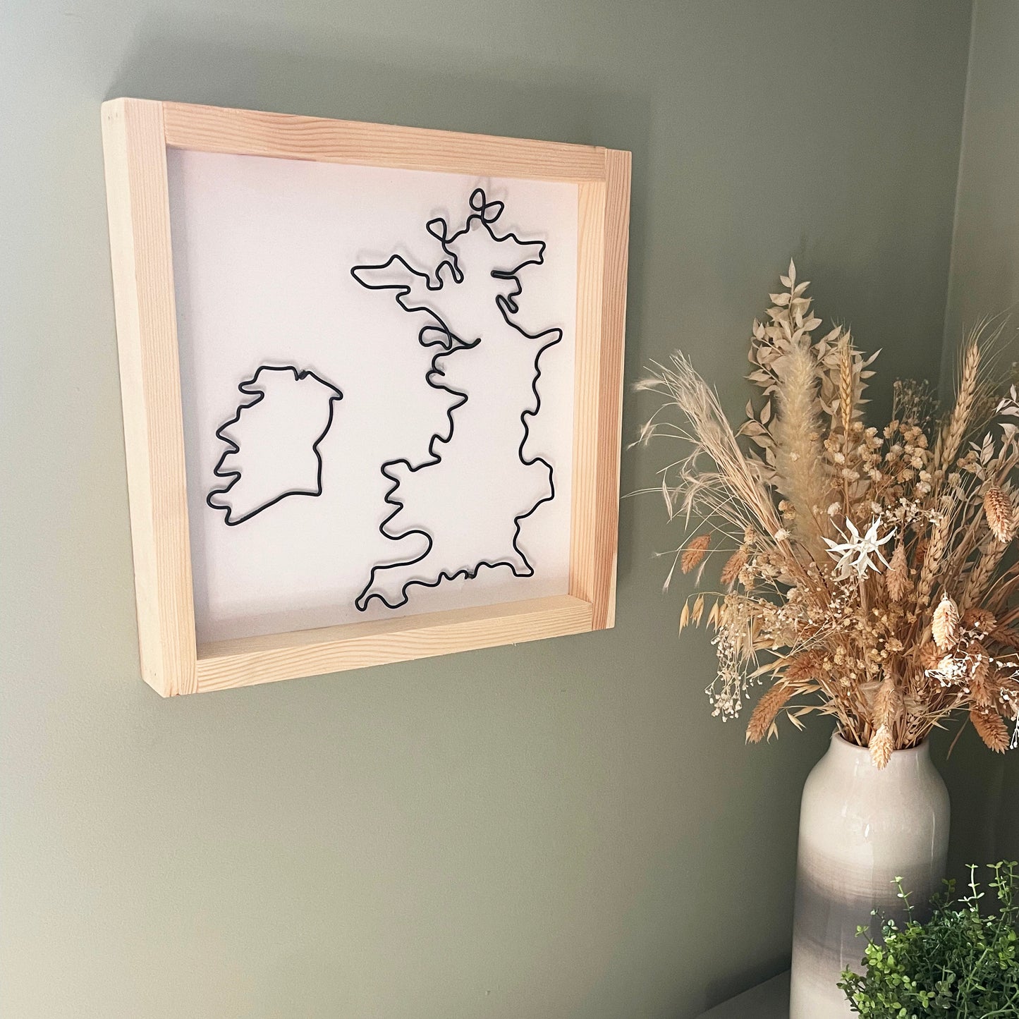 Framed Handmade Maps