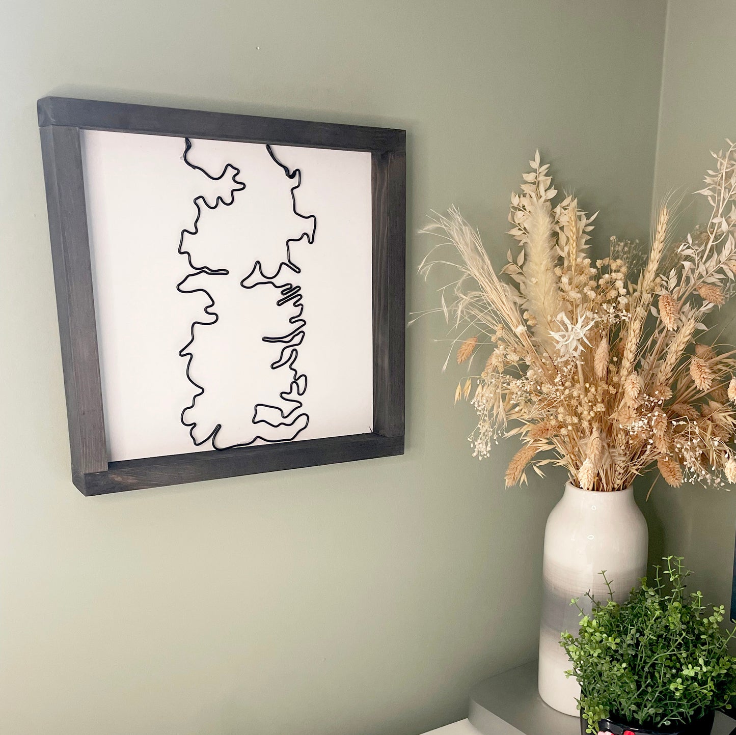Framed Handmade Maps