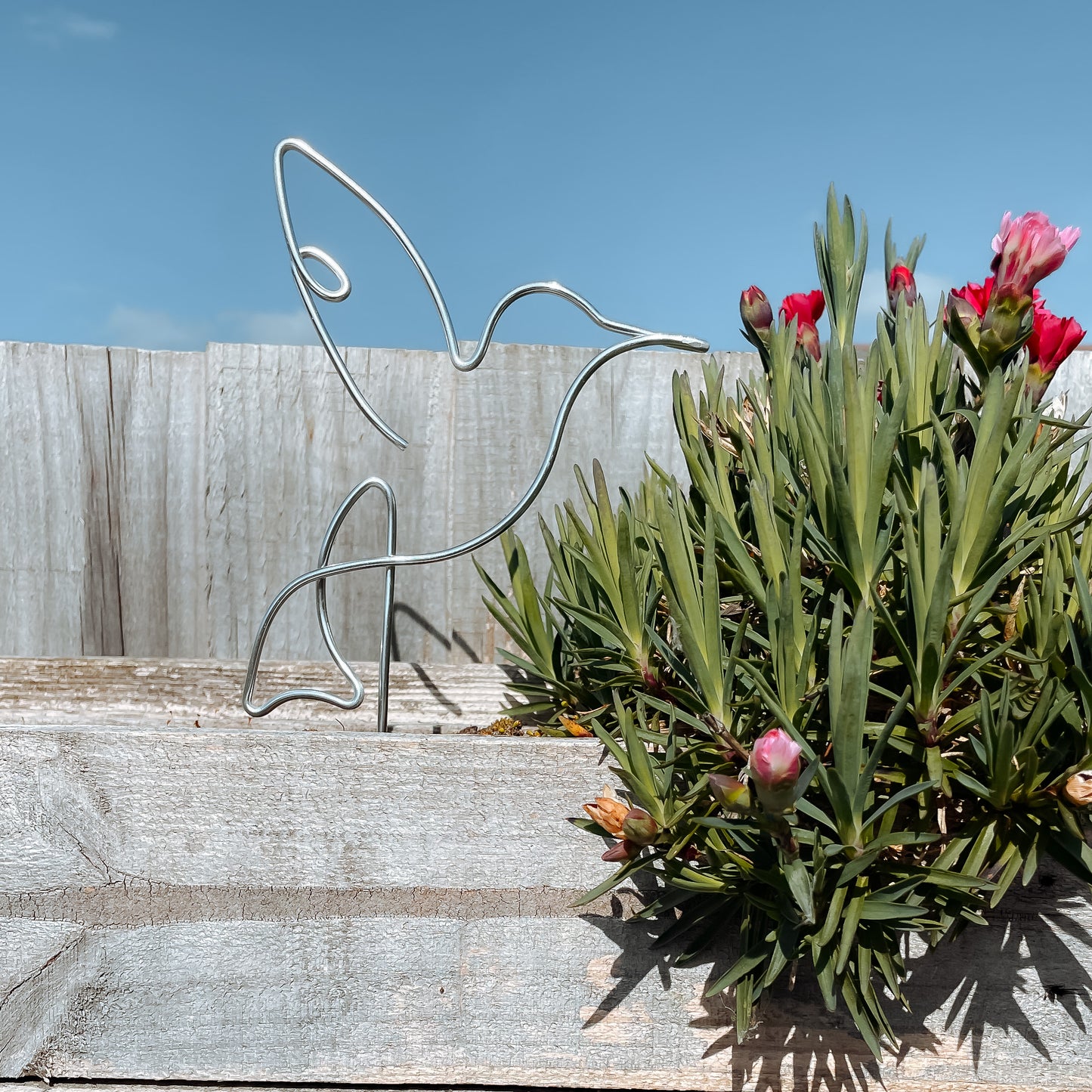 Decorative Hummingbird Plant Pot Stick