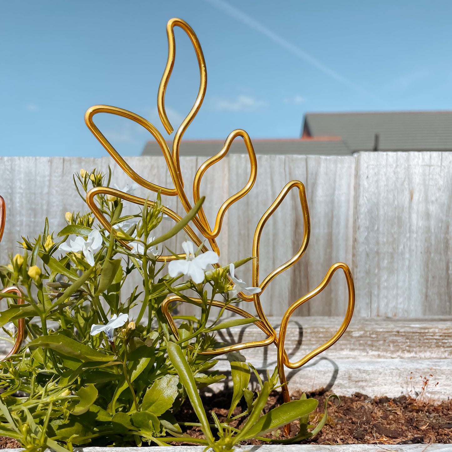 Decorative Leaves Plant Pot Stick