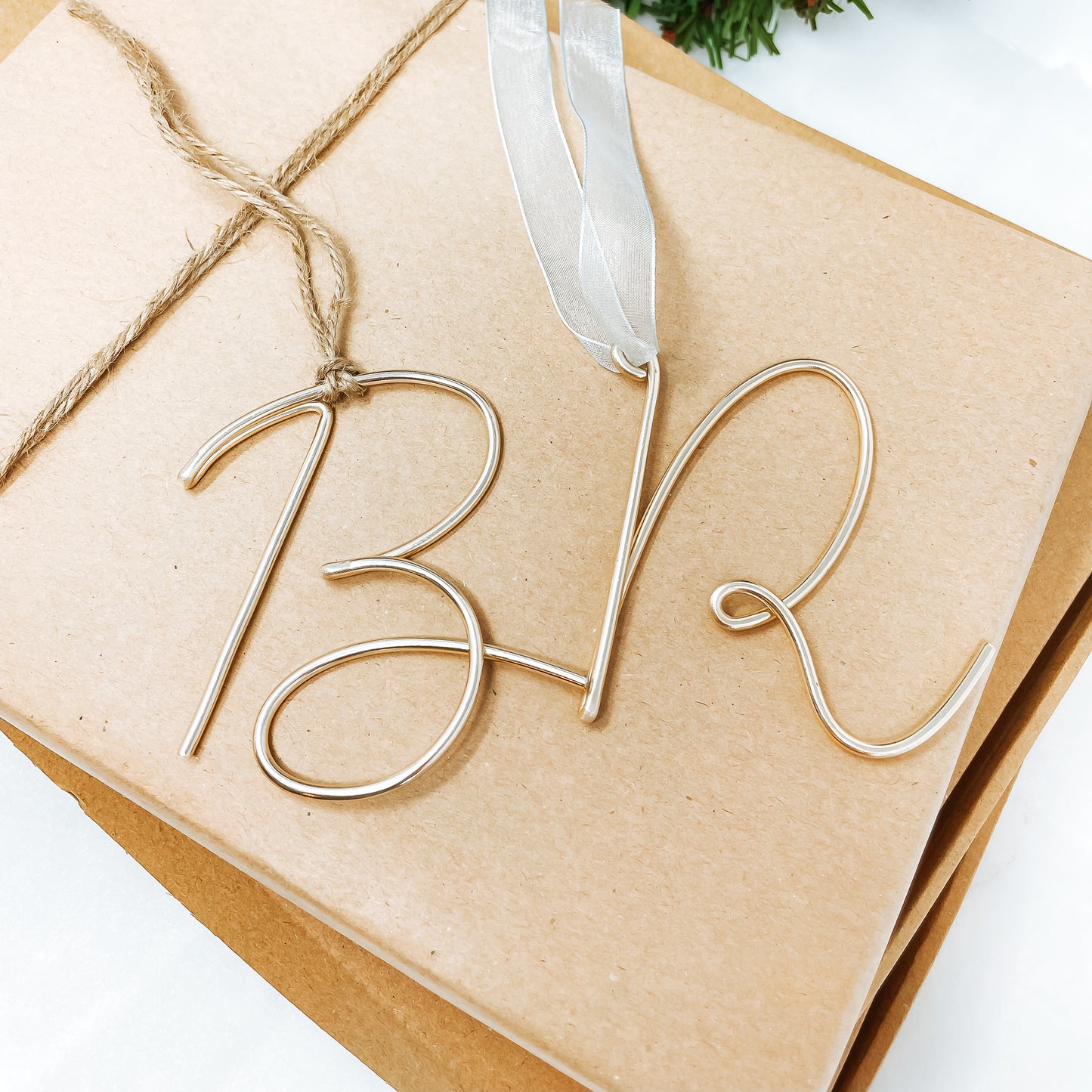 Personalised Initial Gift Tag/Hanging Decoration