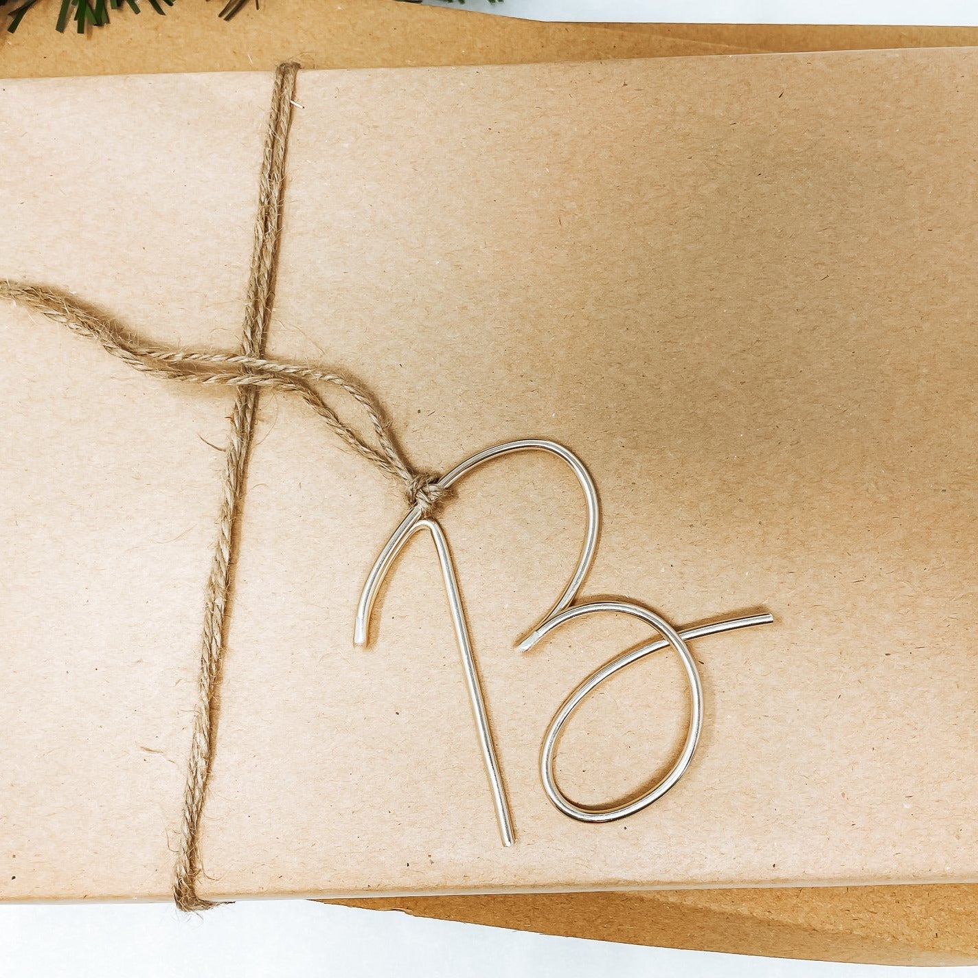 Personalised Initial Gift Tag/Hanging Decoration
