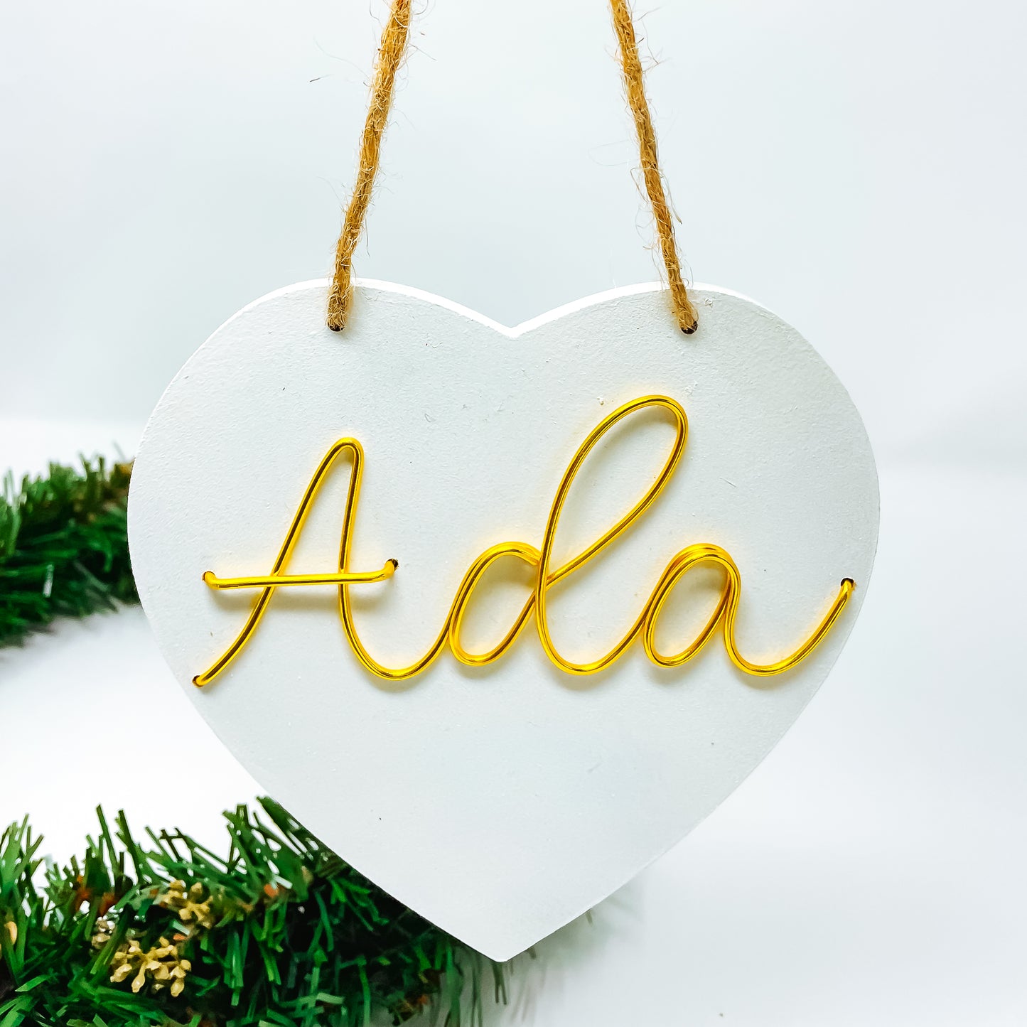 Personalised Heart Wall Hanging