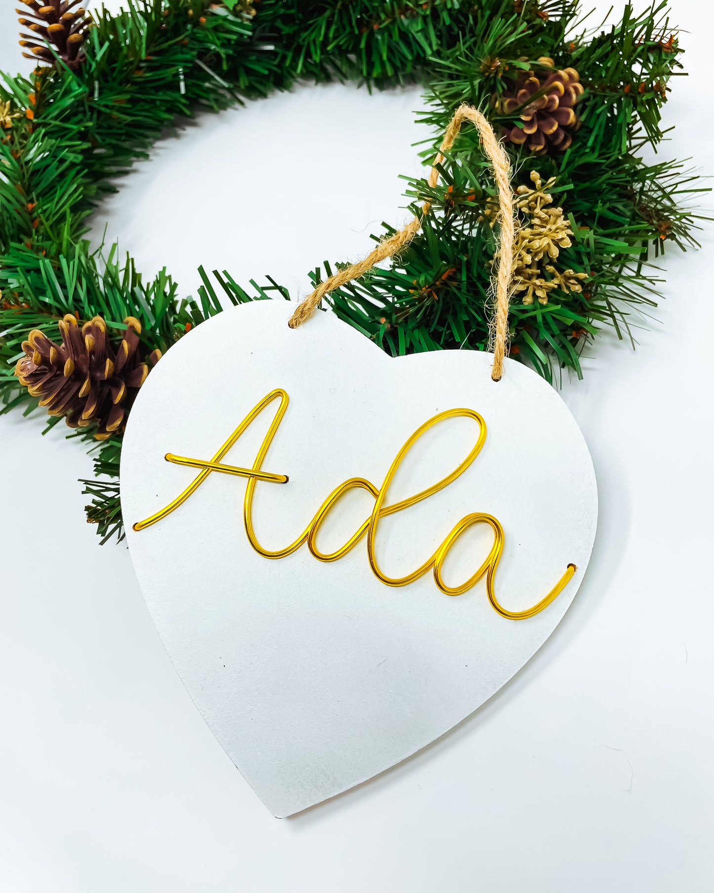 Personalised Heart Wall Hanging