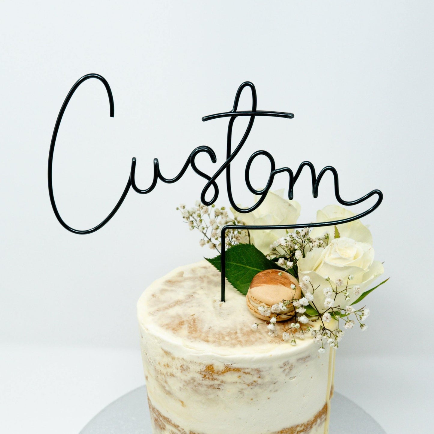 Personalised Cake Topper - Briar Rose Wire