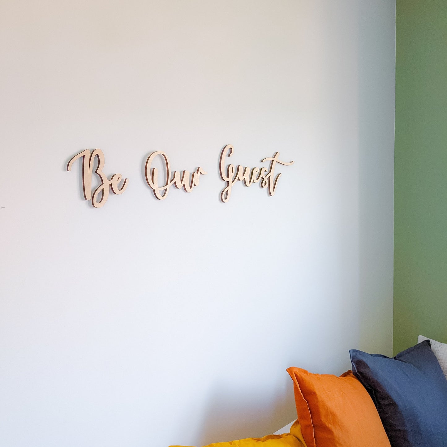'Be Our Guest' - Wood Words