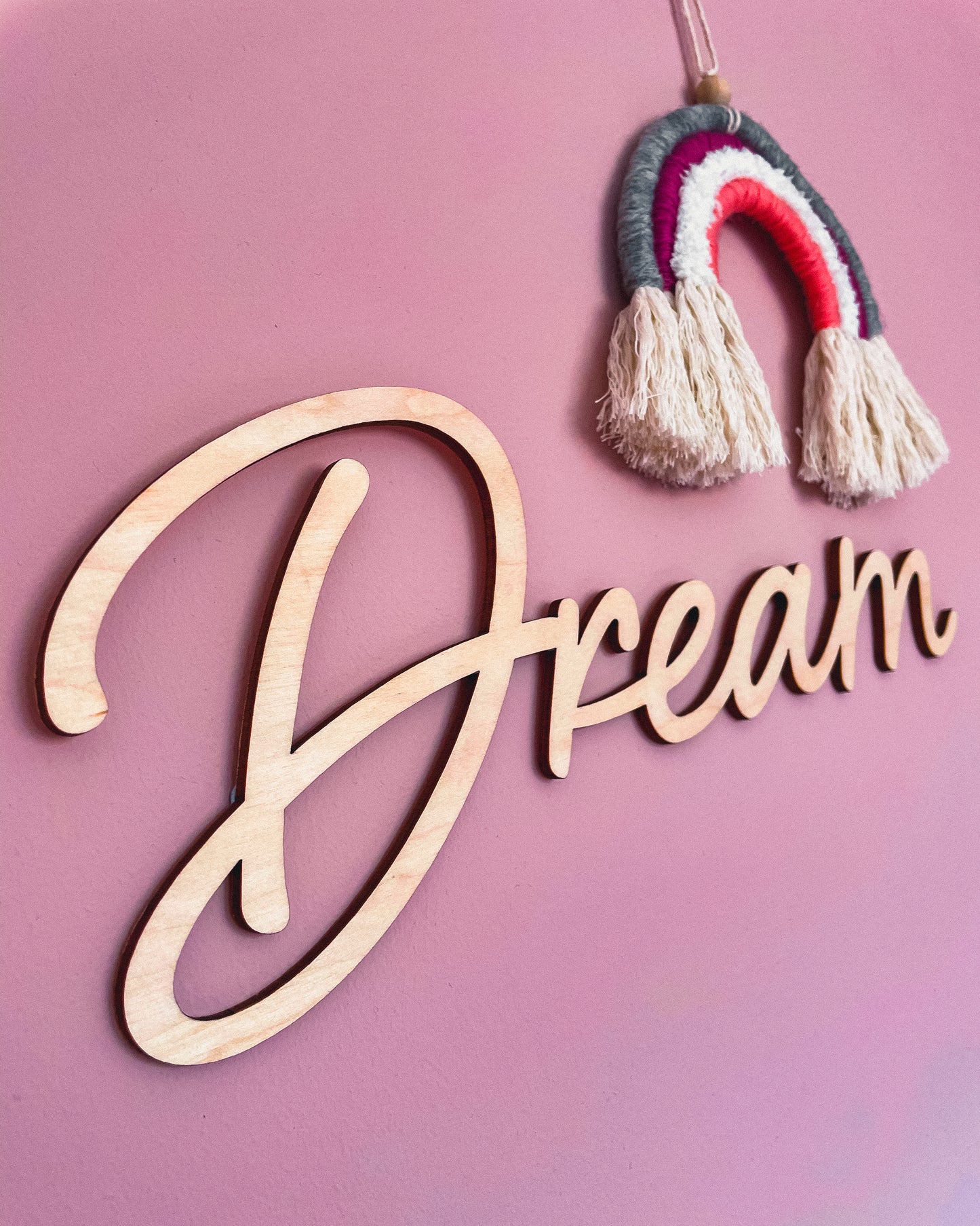 'Dream' - Wood Words