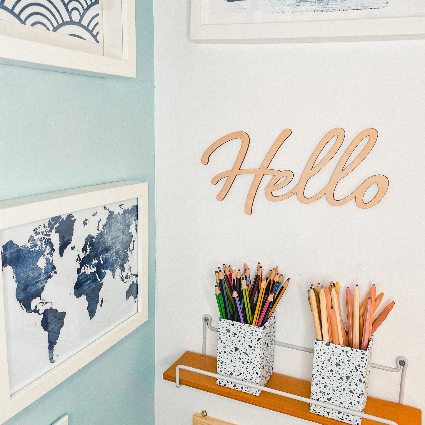 'Hello' - Wood Words