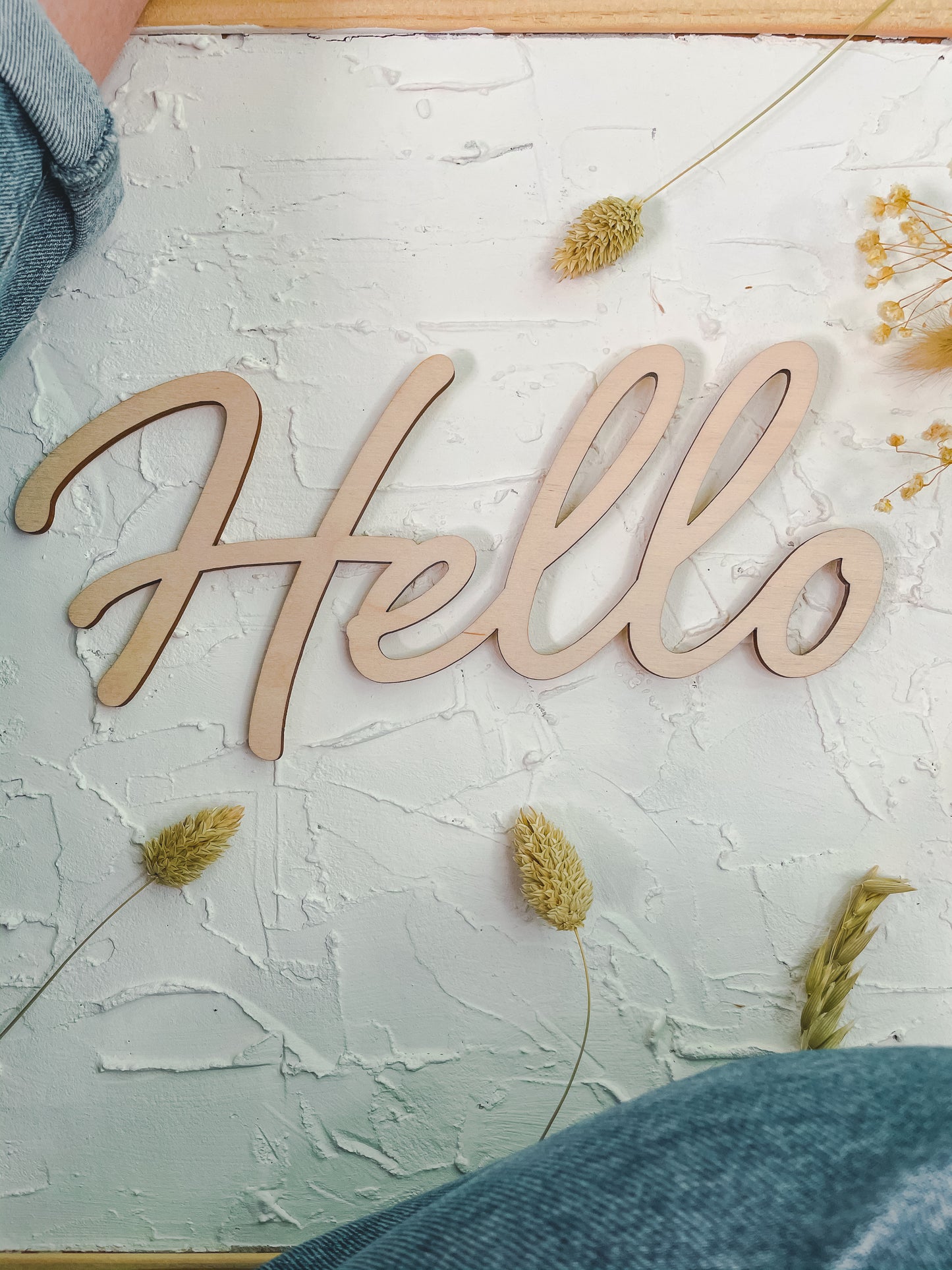'Hello' - Wood Words