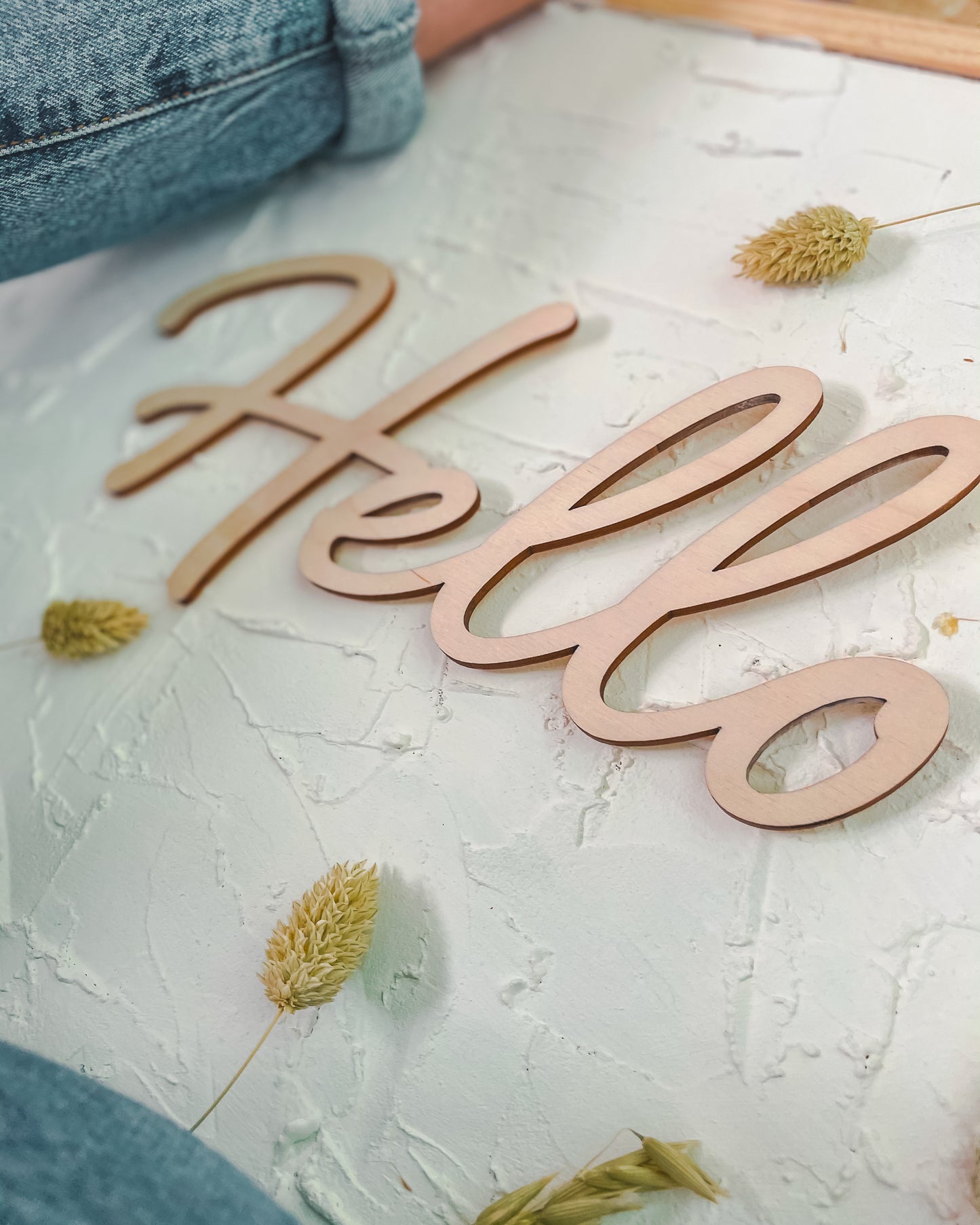 'Hello' - Wood Words