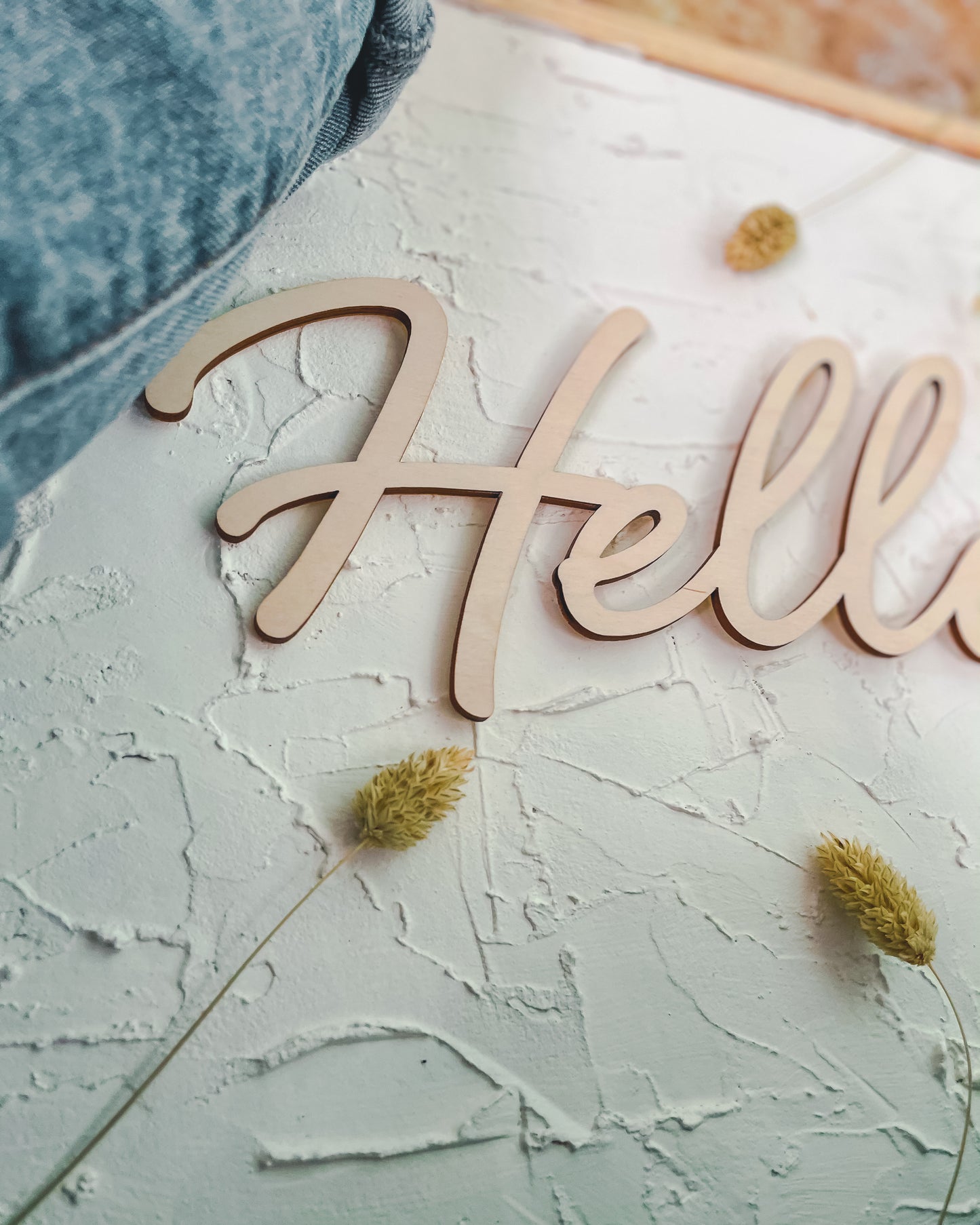 'Hello' - Wood Words