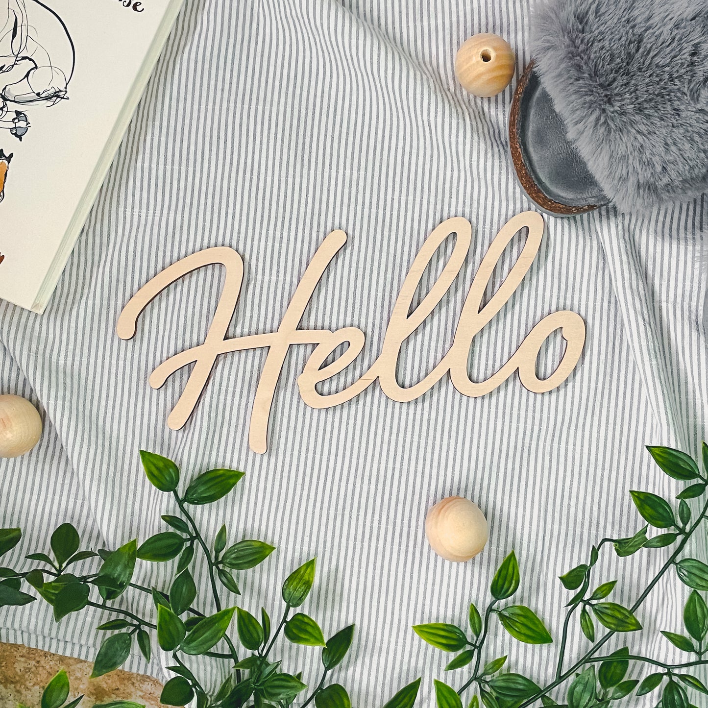 'Hello' - Wood Words