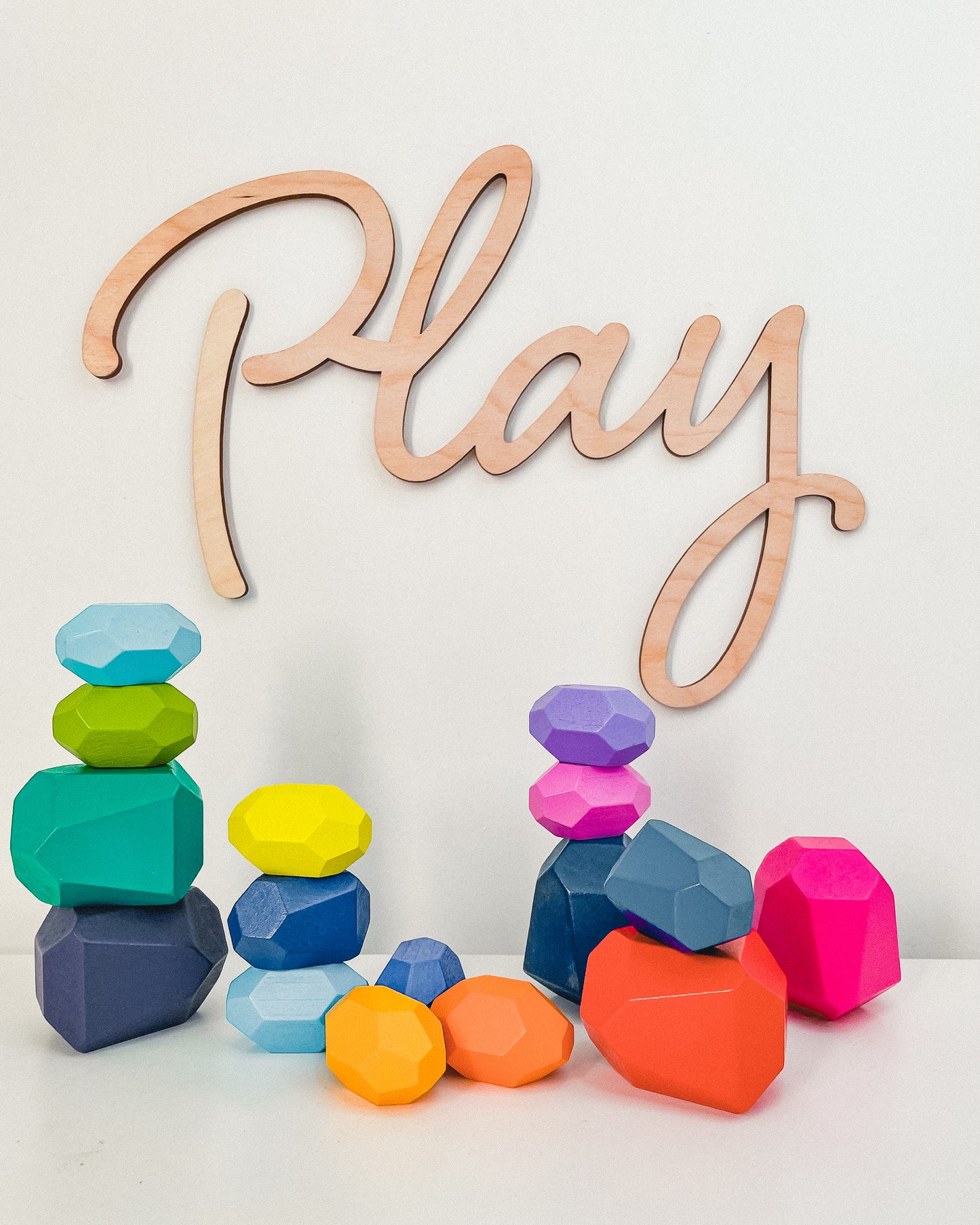 'Play' - Wood Words