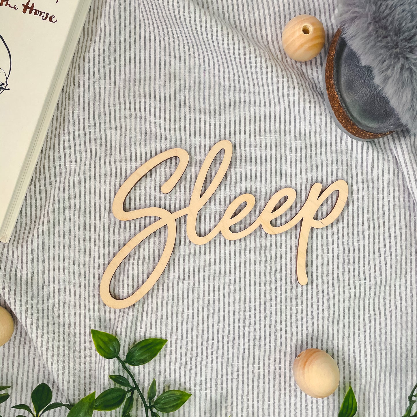 'Sleep' - Wood Words