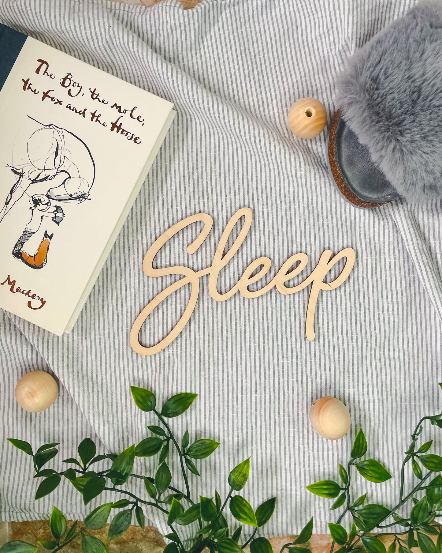 'Sleep' - Wood Words