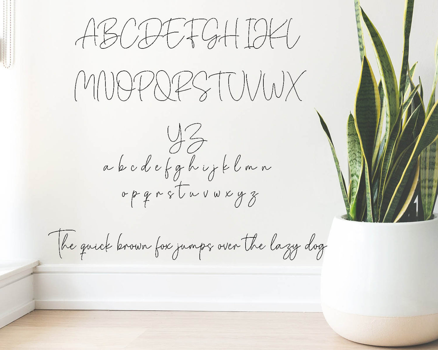 Custom Wire Words - Flora Font