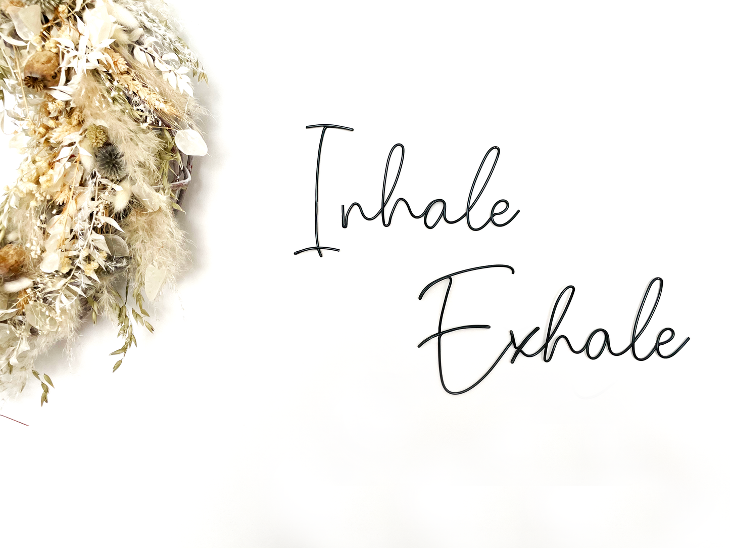 Custom Wire Words - Flora Font