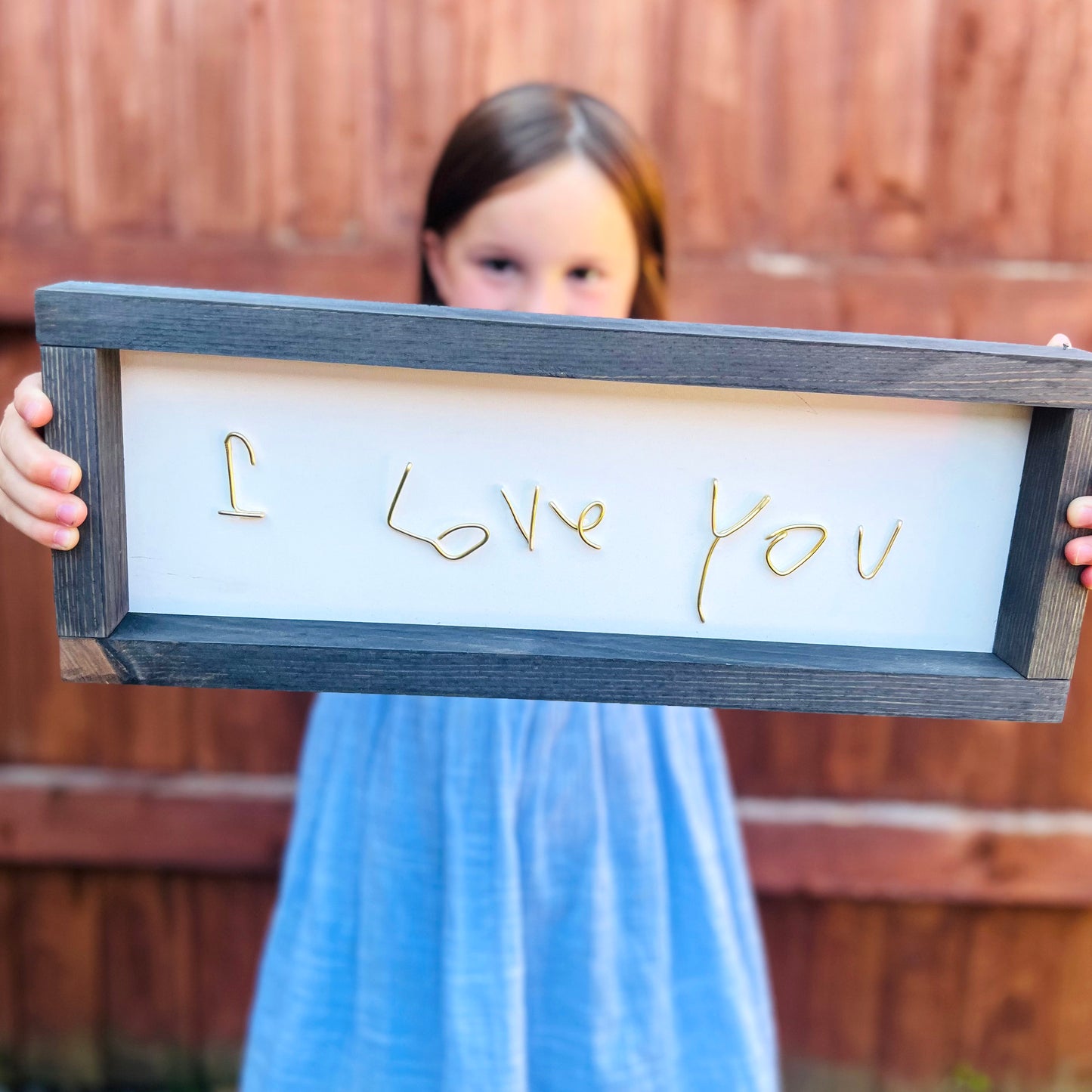 Your handwritten message - rectangular frame