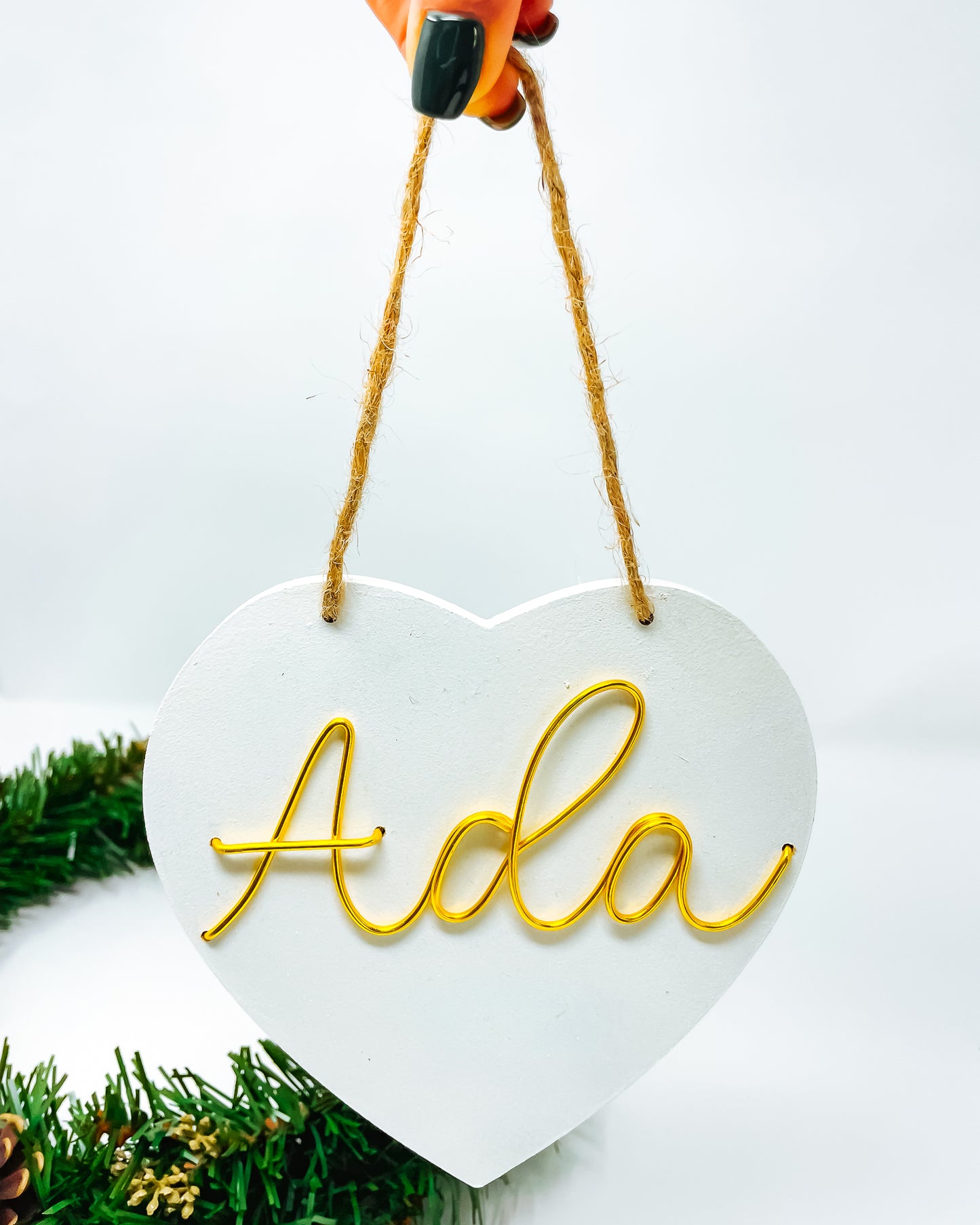 Personalised Heart Wall Hanging