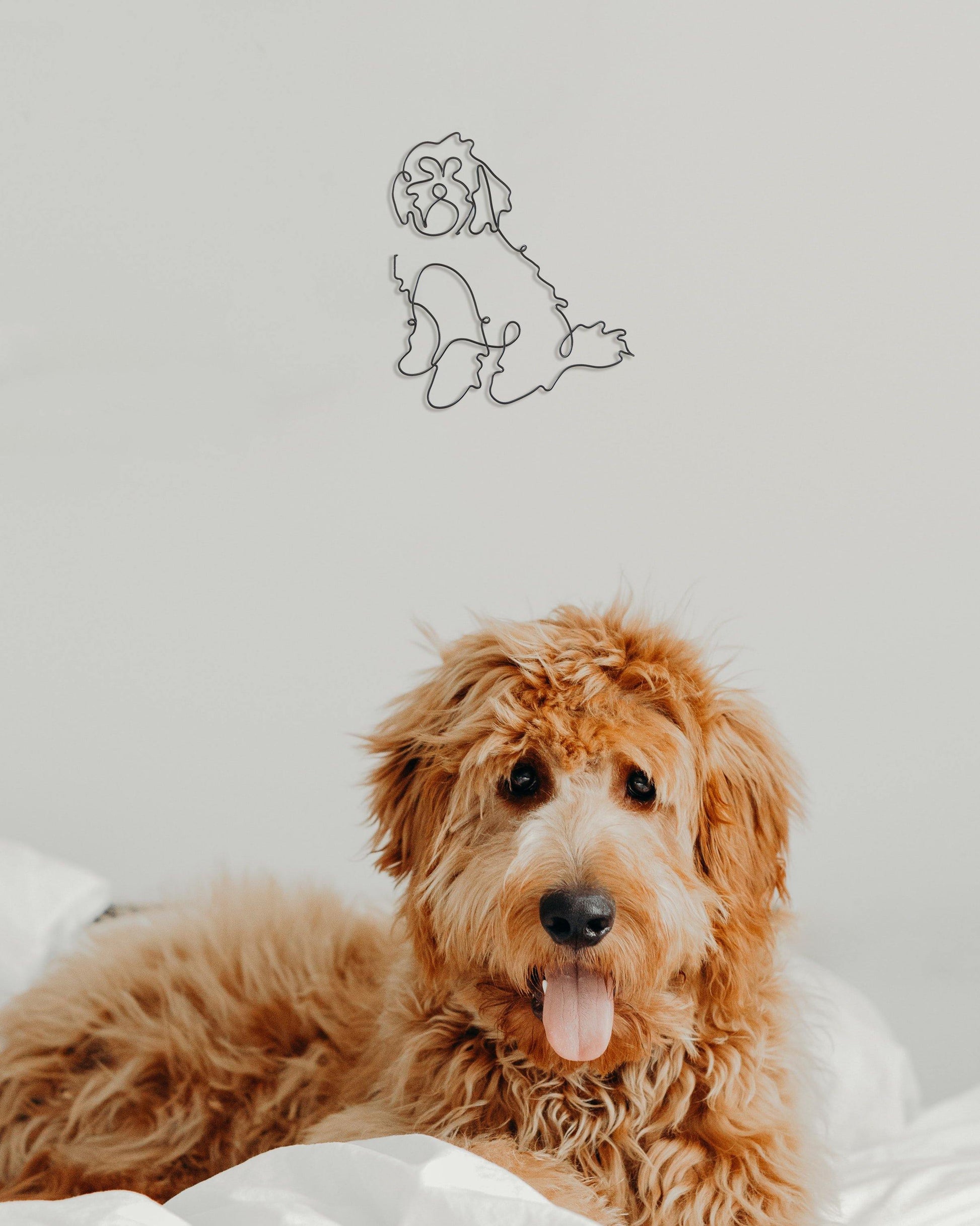 Wire Art Poodle Cross Briar Rose Wire