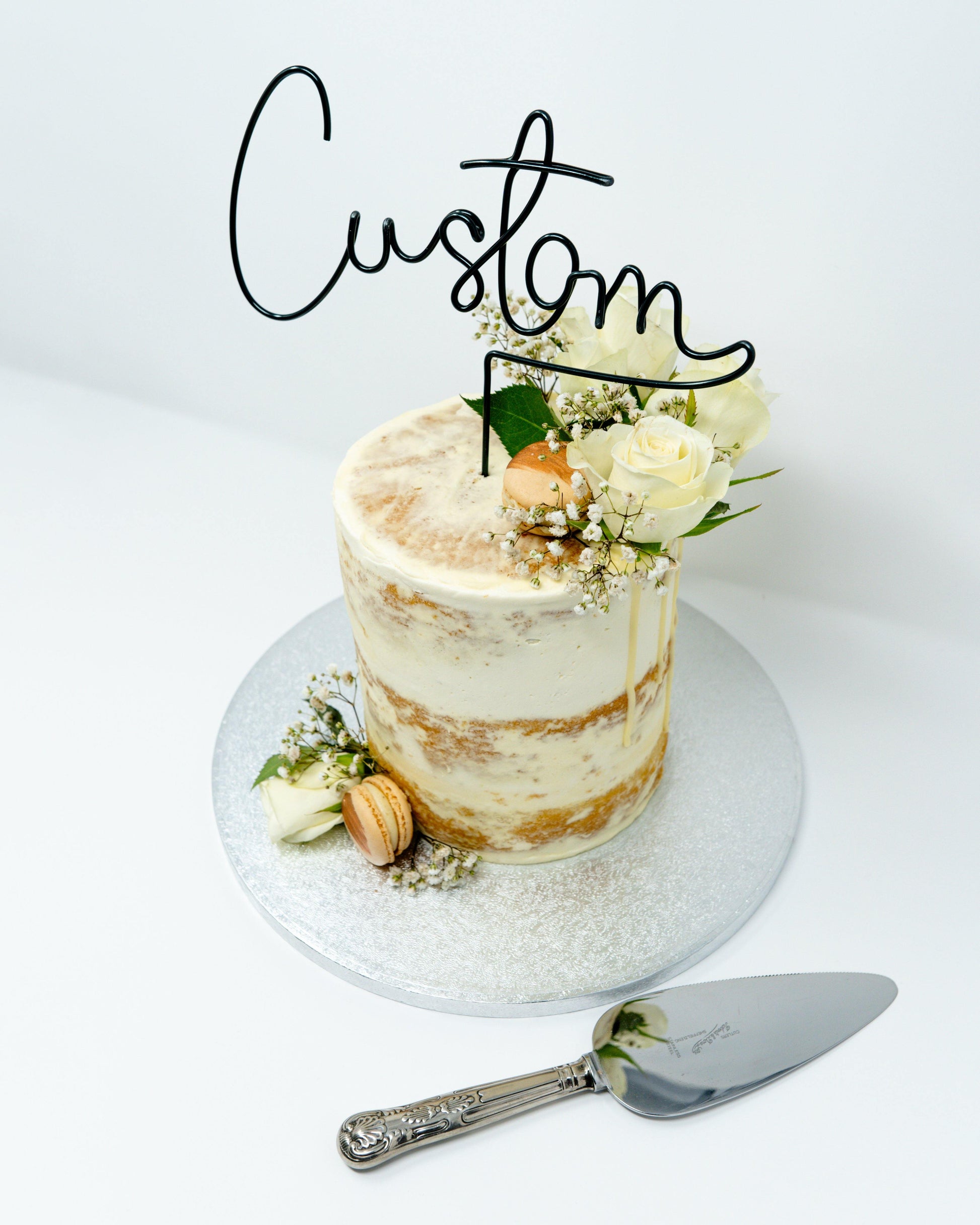 Personalised Cake Topper - Briar Rose Wire