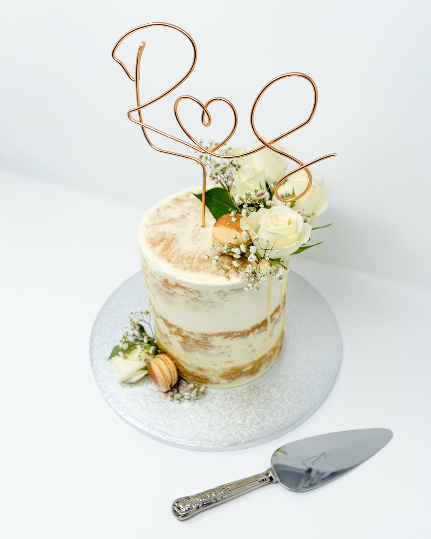 Personalised Couple Cake Topper - Briar Rose Wire