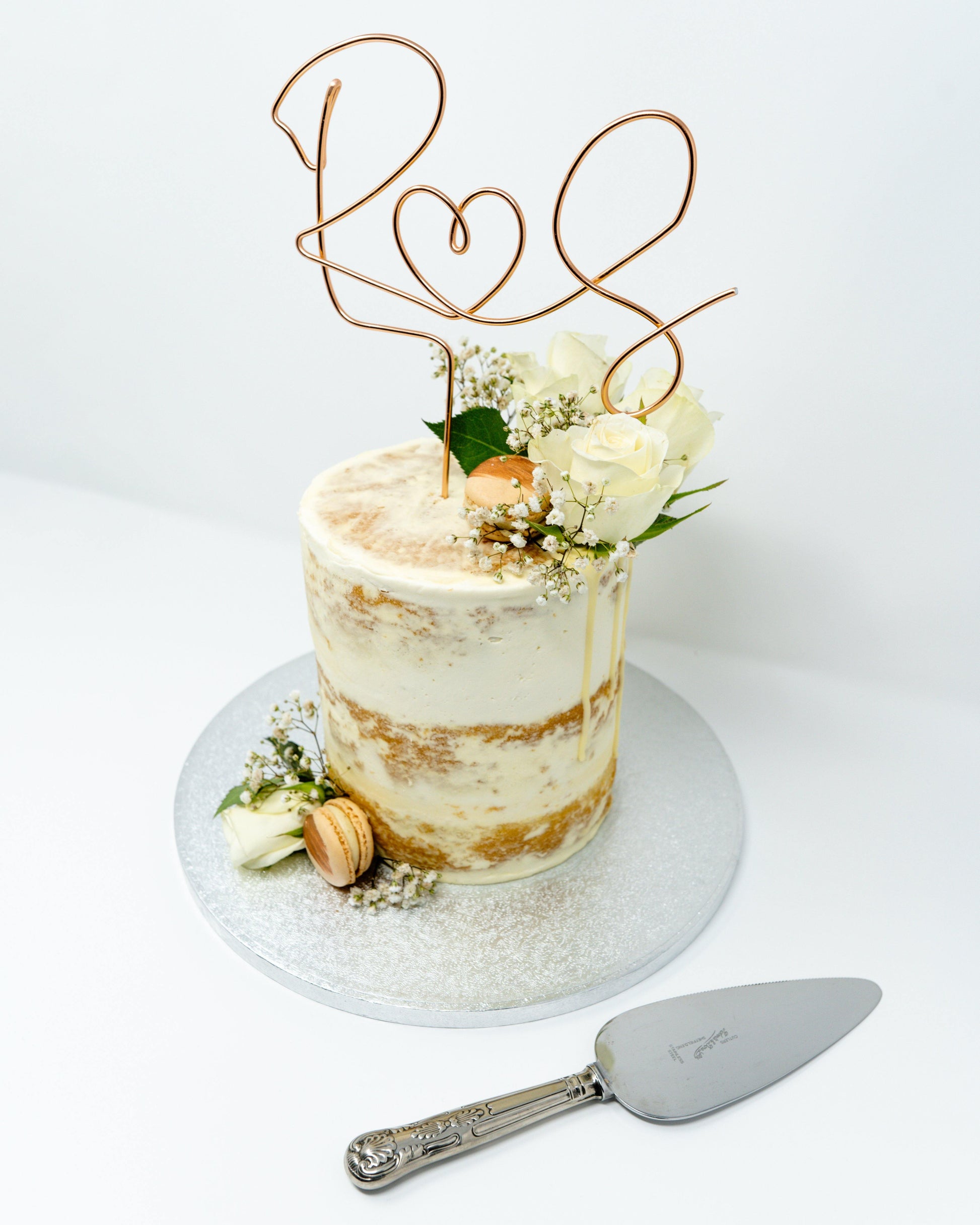 Personalised Couple Cake Topper - Briar Rose Wire