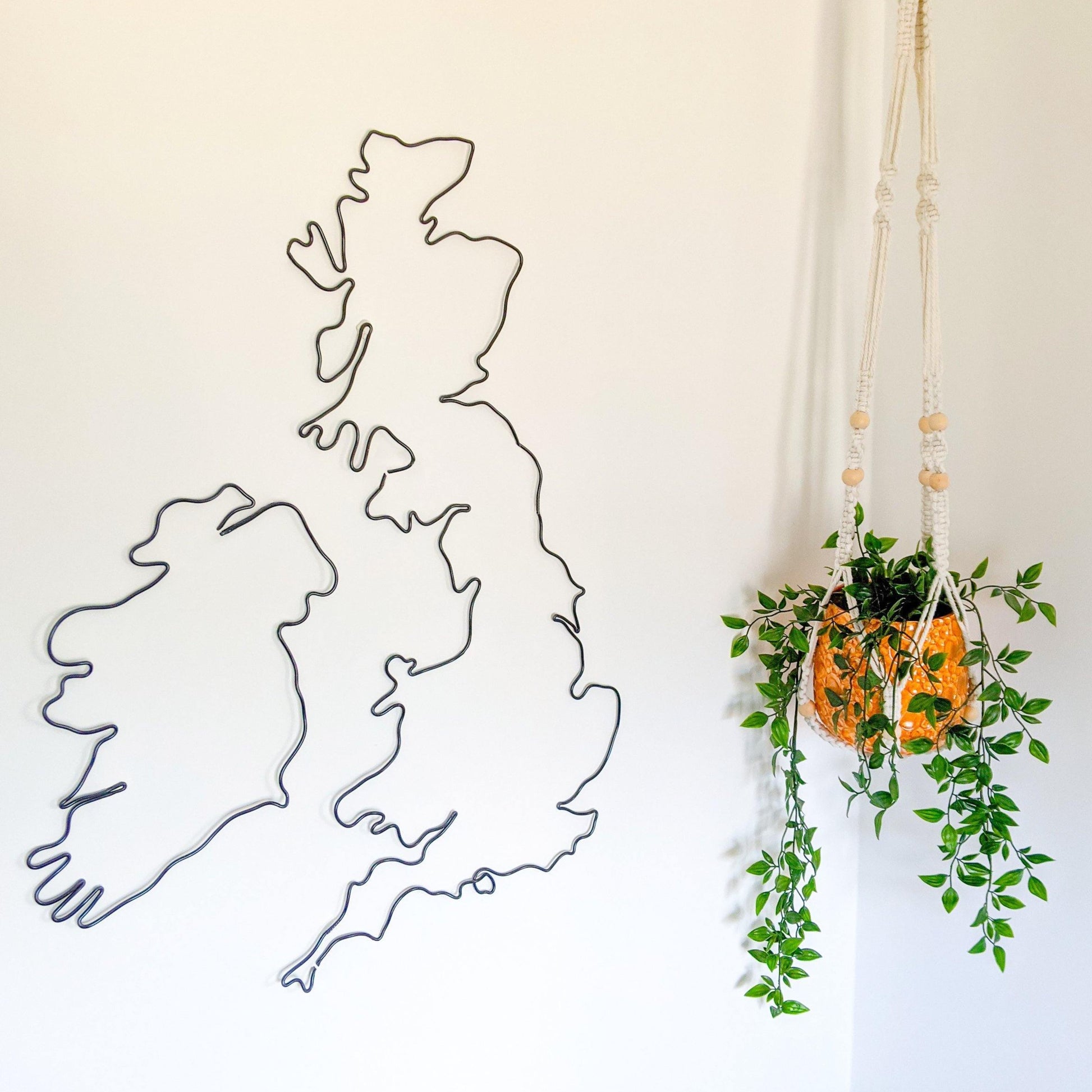 UK & Ireland Map - Briar Rose Wire