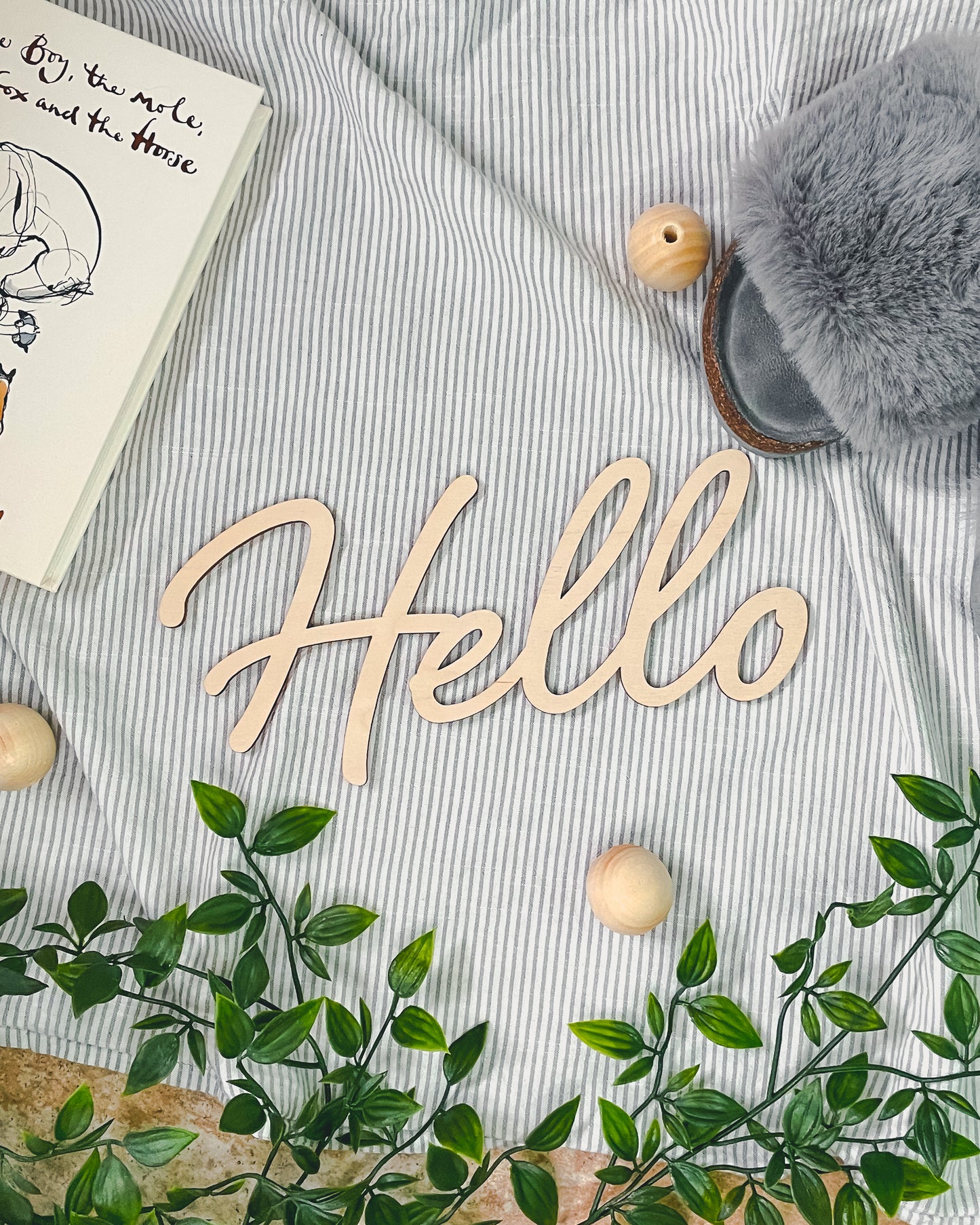 'Hello' - Wood Words