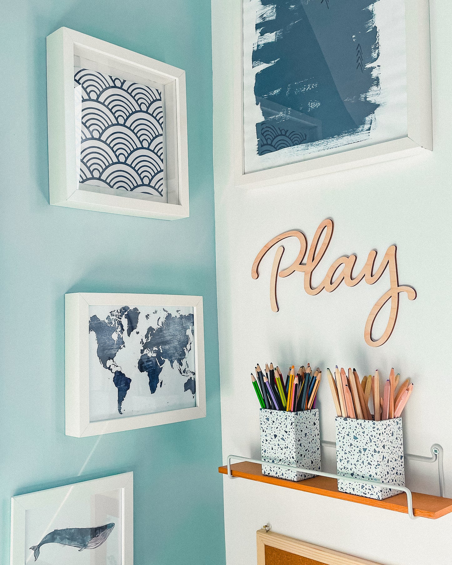 'Play' - Wood Words